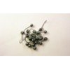 Winter fishing hook black No2 (s)