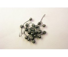 Winter fishing hook black No2 (s)