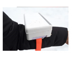 Box for lively bait with mounting