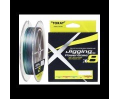 TORAY pintas valas Jigging Power Game PE X8 300m Multi Color 1.5PE / 0,205mm/ 20lb (9,5kg)