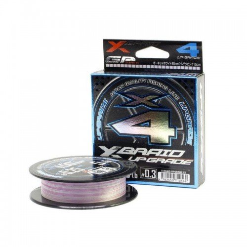 YGK X-BRAID pintas valas UPGRADE X4 Light 100m 0.3PE YGK X-BRAID pintas valas UPGRADE X4 Light 100m 0.3PE